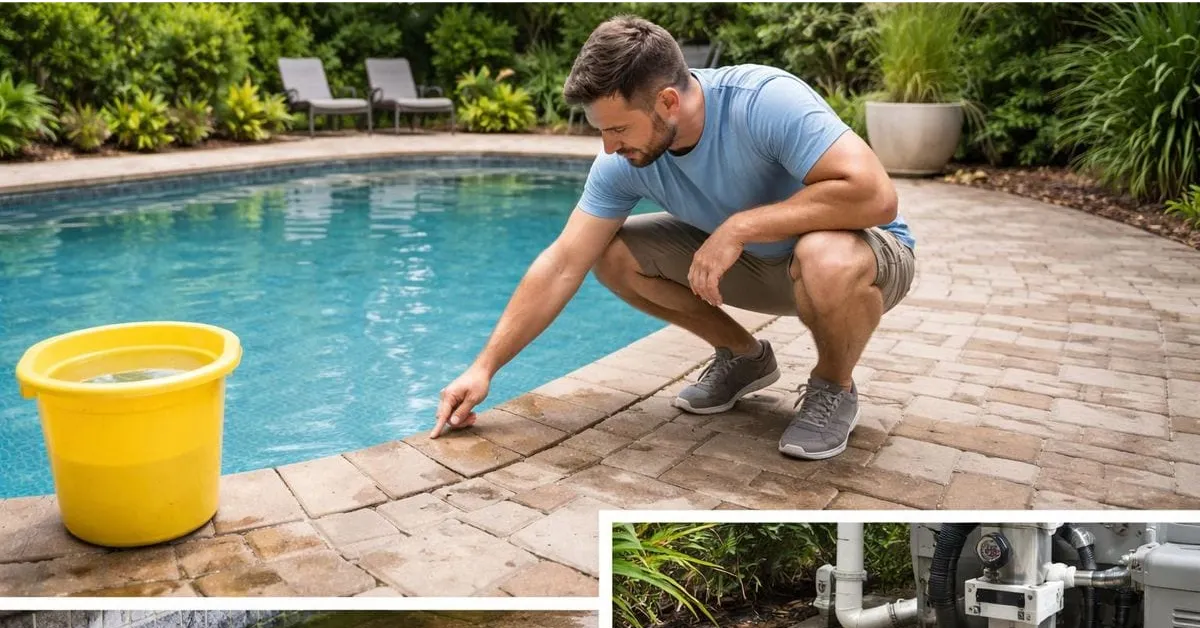 pool losing water